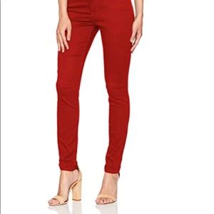 Women’s Super soft red denim jeans